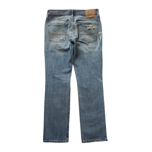 ABERCROMBIE & FITCH Distressed Straight Leg 31W - Picture 2 of 7